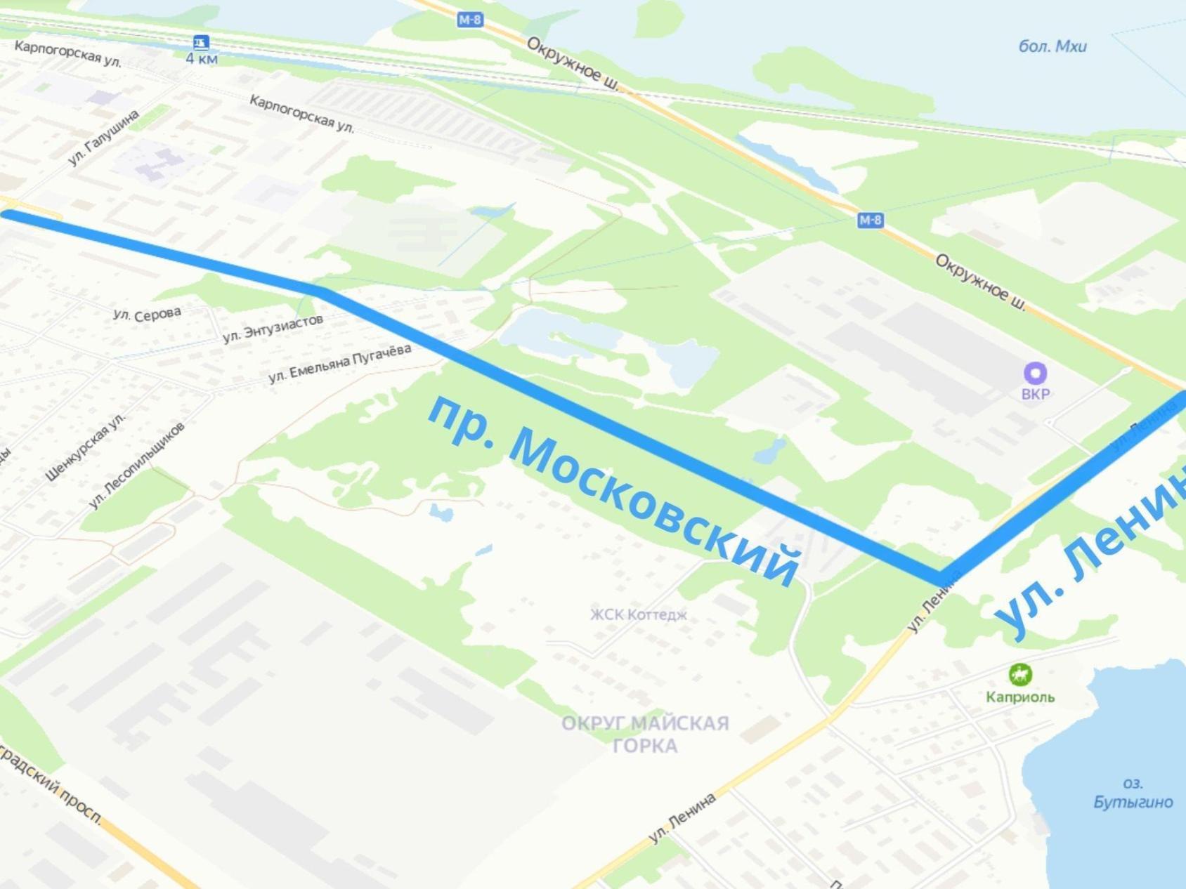 В Архангельске хотят продлить Московский проспект до улицы Ленина