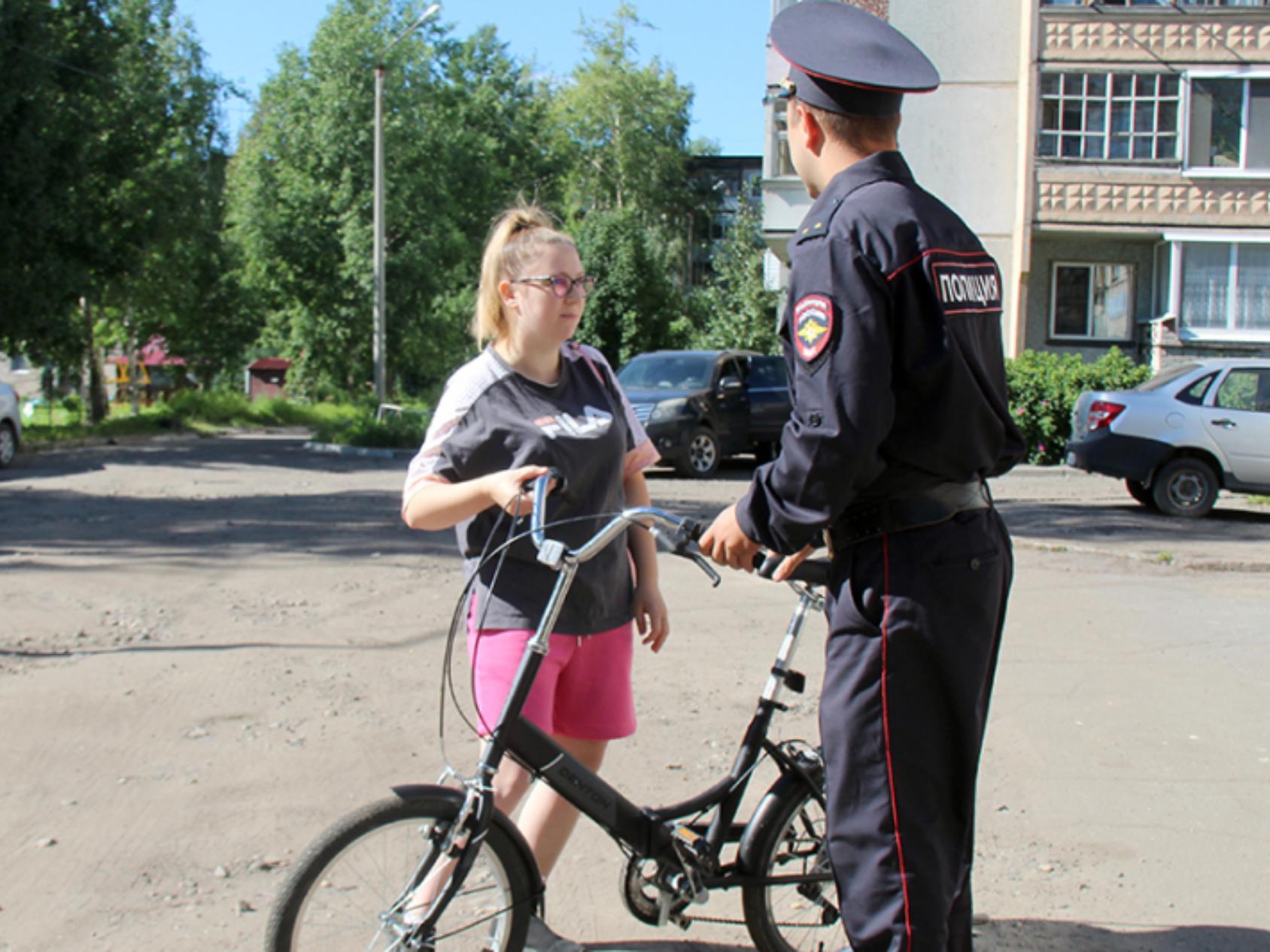 Архангельские полицейские вернули украденный велосипед владелице